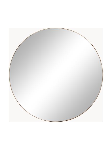 Runde Pinnwand Retell, Oberfläche: Filz, Rahmen: Stahl, pulverbeschichtet, Weiß, Goldfarben, Ø 80 cm