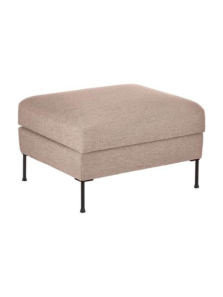 Sofa-Hocker Cucita mit Stauraum, Bezug: Webstoff (100% Polyester), Gestell: Massives Kiefernholz, FSC, Webstoff Taupe, B 75 x H 46 cm