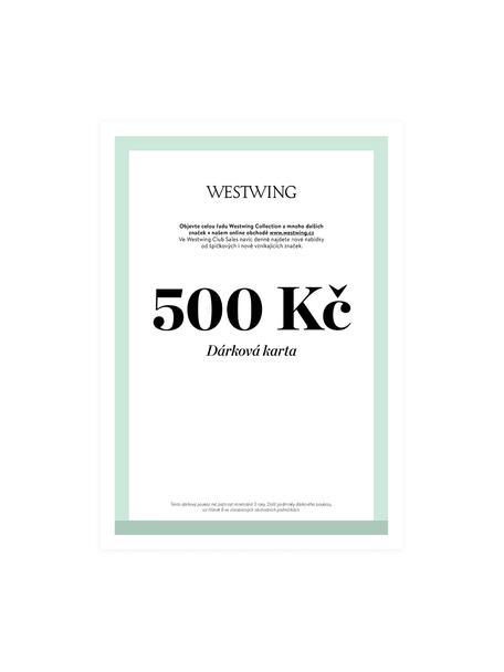 Poukaz k vytištění, Digitální poukaz. Po obdržení platby obdržíte e-mail s odkazem na Váš poukaz. Jednoduše soubor PDF uložte a vytiskněte, Bílá, zelená, 500