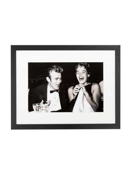 Fotografía enmarcada Pier Angeli y James Dean, Fotografía: impresión digital sobre p, Negro, blanco, An 43 x Al 33 cm