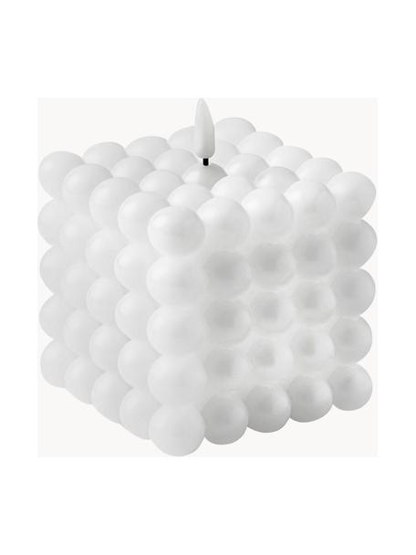 Vela LED Bolle, a pilas, Cera, plástico, Blanco, An 10 x Al 13 cm