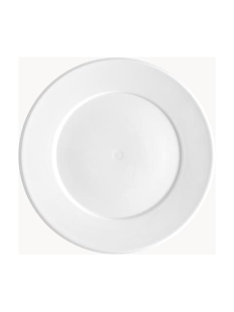 Ručne vyrobené plytké taniere z porcelánu Vitruv, 2 ks, Porcelán, Biela, Ø 29 cm