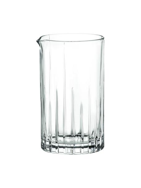 Bicchiere in cristallo con rilievo Brocca, 650 ml, Cristallo, Trasparente, Ø 10 x Alt. 16 cm, 650 ml