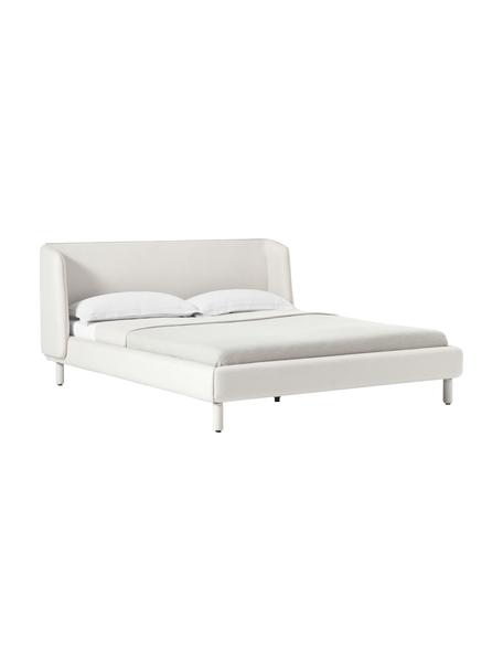 Čalouněná postel Luma, Světle béžová, Š 140 cm, D 200 cm