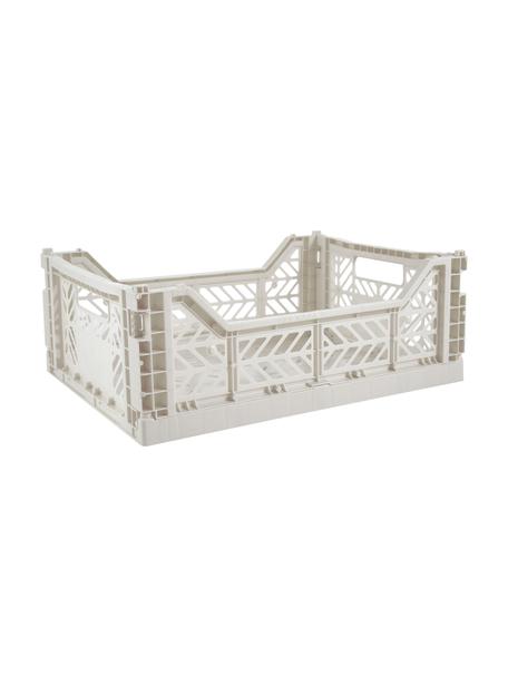 Boîte de rangement pliable Light, Plastique, Gris clair, larg. 40 x haut. 14 cm