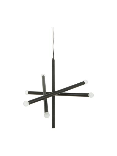 Design hanglamp Sticks, Baldakijn: gepoedercoat metaal, Vermessingd, B 60 cm