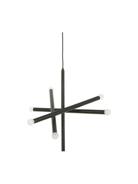 Lámpara de techo de diseño Sticks, Anclaje: metal con pintura en polv, Estructura: metal con pintura en polv, Cable: plástico, Latón, Ø 60 cm