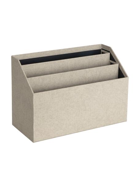 Organizer biurowy Hector, Canvas, tektura (100% papier z recyklingu), Beżowy, S 33 x W 23 cm