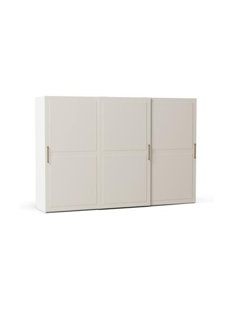 Modulová šatníková skriňa s posuvnými dverami Charlotte, šírka 300 cm, niekoľko variantov, Béžová, Basic Interior, Š 300 x V 200 cm