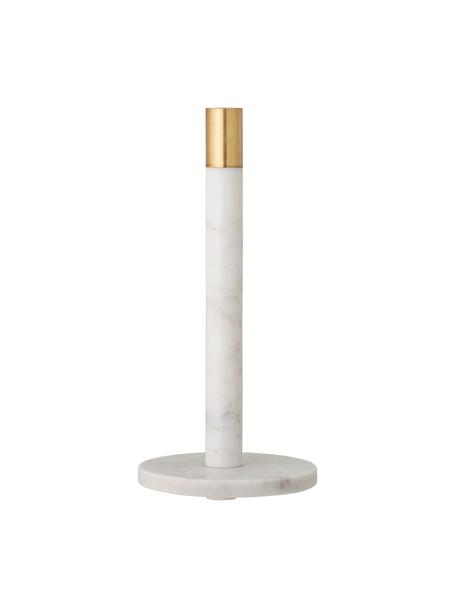 Mramorový stojan na papierové utierky Emira, Biela, Ø 15 cm