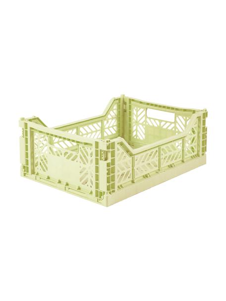 Caja plegable Melon, Plástico, Verde melón, An 40 x Al 14 cm