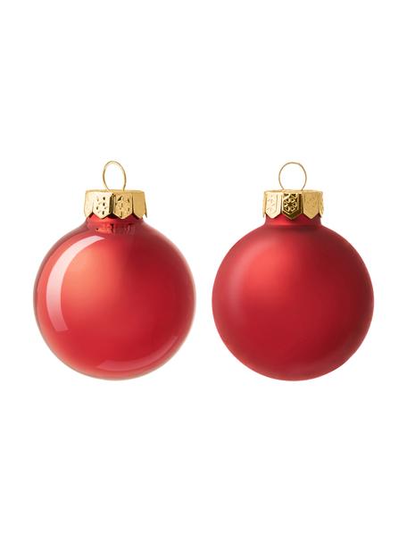 Ensemble de boules de Noël Evergreen, Rouge, Ø 4 cm, 16 pièces