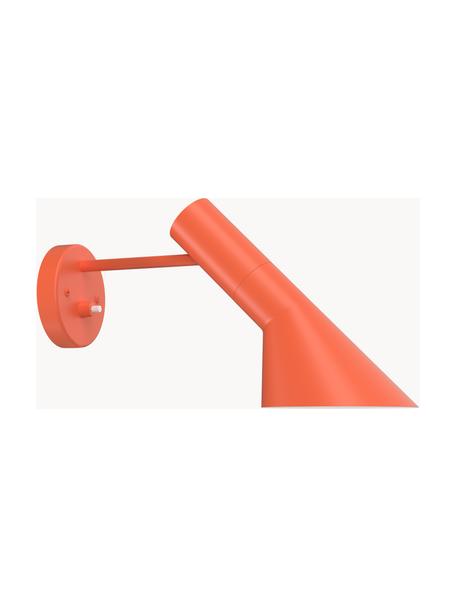 Wandlamp AJ, Staal, gecoat, Oranje, Ø 32 x H 18 cm