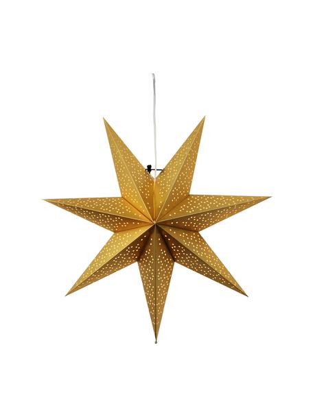 Leuchtstern Dot aus Papier, mit Stecker, Goldfarben, Ø 54 cm