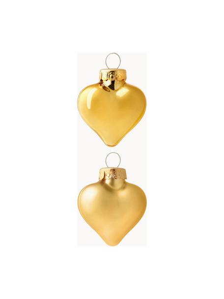 Kerstballen Evergreen, 12 stuks, Goudkleurig, B 5 cm x H 4 cm