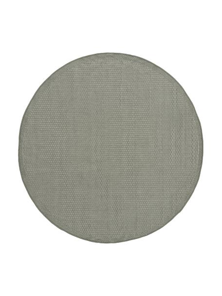 Okrúhly koberec do interiéru/exteriéru Toronto, 100 % polypropylén, Šalviovozelená, Ø 120 cm (veľkosť S)