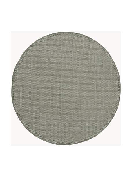 Tapis rond d'extérieur Toronto, 100 % polypropylène, Vert sauge, Ø 120 cm (taille S)