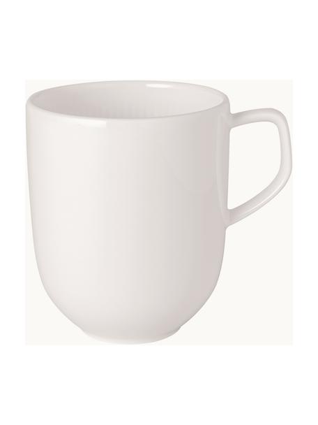 Porzellan-Tasse Afina, Premium Porzellan, Weiß, Ø 9 x H 10 cm, 300 ml