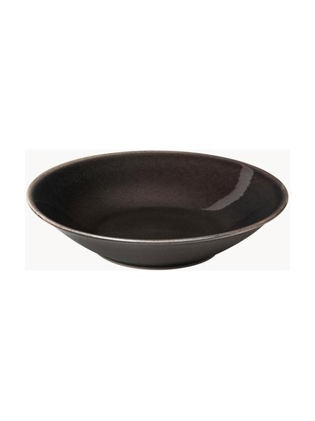 Set di piatti neri, set di piatti neri unici per 1-12, piatti da pranzo in  ceramica nera, stoviglie nere, piatti di ceramica fatti a mano -  Italia