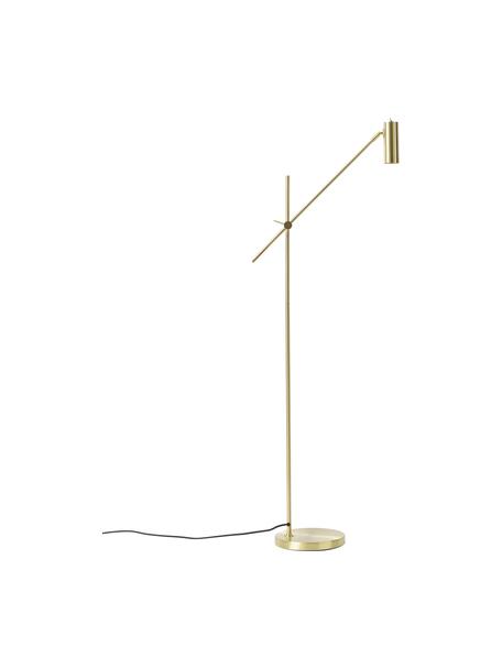 Lampa do czytania Cassandra, Odcienie złotego, szczotkowany, S 75 x W 152 cm