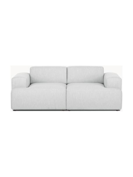 Sofa Melva (2-Sitzer), Bezug: 100% Polyester Der hochwe, Gestell: Massives Kiefernholz, FSC, Webstoff Hellgrau, B 198 x T 101 cm