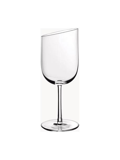 Verres à vin blanc NewMoon, 4 pièces, Verre, Transparent, Ø 8 x haut. 20 cm, 300 ml