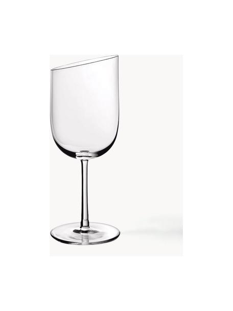 Copas de vino blanco NewMoon, 4 uds., Vidrio, Transparente, Ø 8 x Al 20 cm, 300 ml