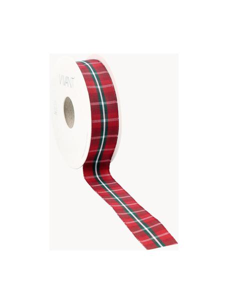 Cinta Scotch, 98% poliéster, 2% dracht niquelado, Rojo, blanco, verde, An 3 x L 1500 cm