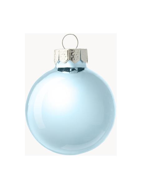 Set de boules de Noël Evergreen, Verre, Bleu, Ø 4 cm, 16 pièces