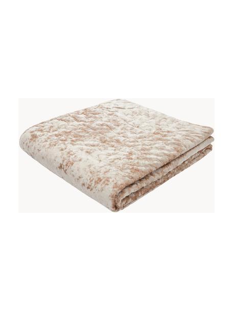 Fluwelen bedsprei Enid, Fluweel (100% polyester)
Oeko-Tex Standaard 100, Klasse 1, Beigetinten, B 180 x L 250 cm (voor bedden tot 140 x 200)