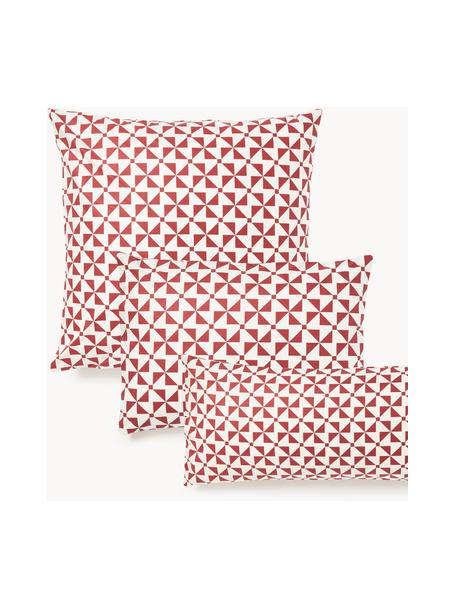 Katoenen kussenhoes Benson, Weeftechniek: renforcé Draaddichtheid 1, Rood, B 65 x L 65 cm