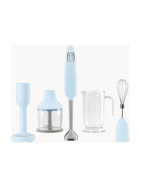 Stabmixer-Set 50's Style, 5-tlg., Gehäuse: Kunststoff, Edelstahl, la, Hellblau, glänzend, Set mit verschiedenen Größen