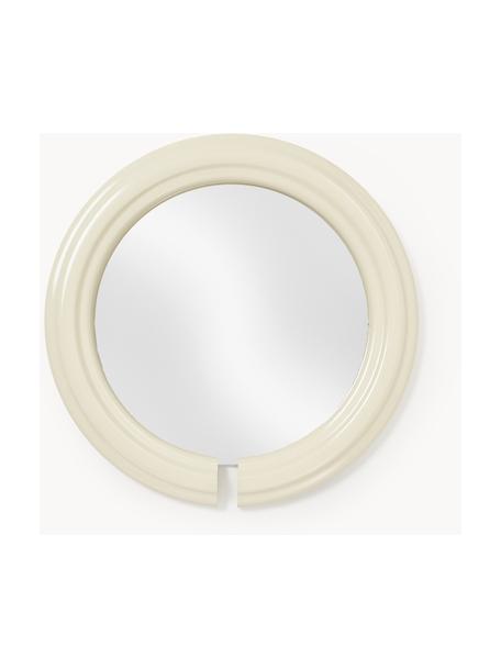 Runder Wandspiegel Mael, Spiegelfläche: Spiegelglas Dieses Produk, Off White, Ø 75 cm