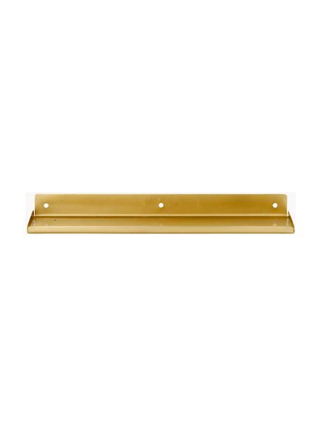 Metall-Wandregal Ledge, Metall, beschichtet, Goldfarben, B 43 x H 4 cm