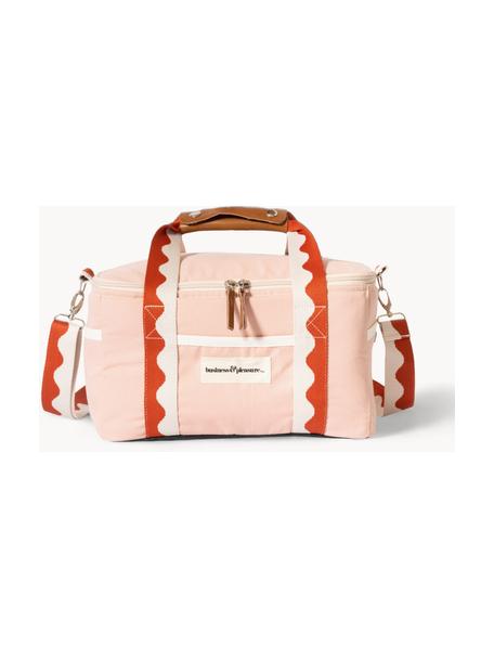 Kühltasche Premium, 50 % Baumwolle, 25 % Polyester, 25 % PVC, Peach, Rostrot, B 32 x H 20 cm