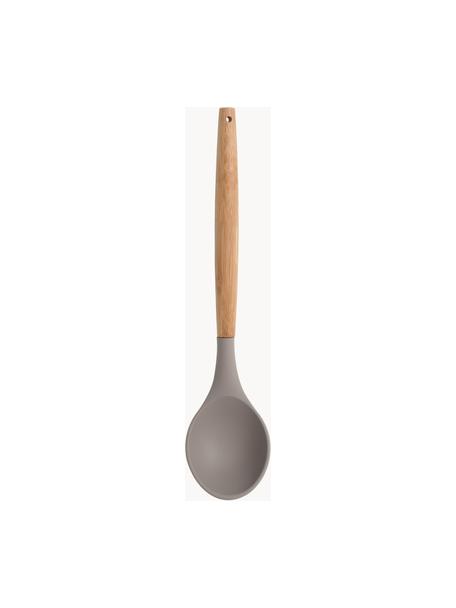 Cuchara de cocina Silico, Plástico, madera, Greige, madera, L 32 cm