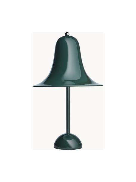 Lampada da tavolo Pantop, design Verner Panton, Verde scuro lucido, Ø 23 x Alt. 38 cm