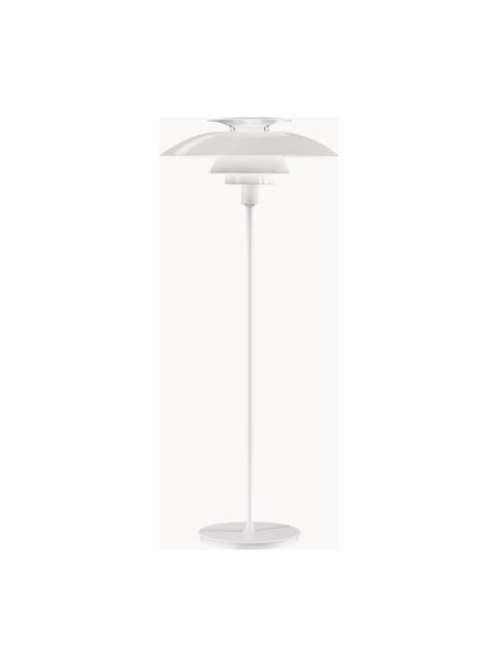 Kleine dimbare vloerlamp PH 80, Lampenkap: acrylglas, polycarbonaat, Lampvoet: ABS, Wit, H 132 cm