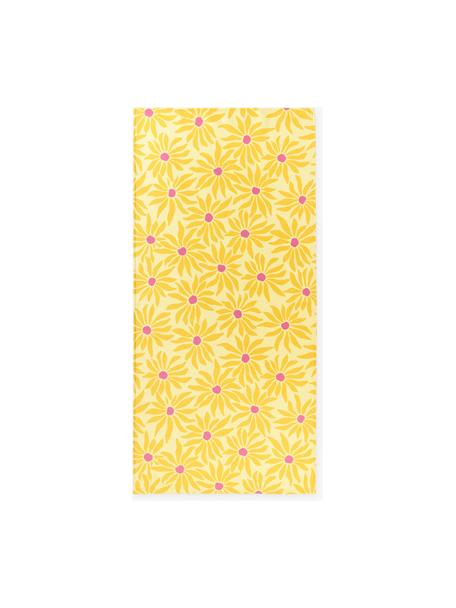 Strandlaken Abina met bloemenpatroon, 45% katoen, 55% polyester

Het materiaal dat in dit product wordt gebruikt, is getest op schadelijke stoffen en gecertificeerd volgens STANDARD 100 door OEKO-TEX®, 2212298, CENTEXBEL., Geel, B 75 x L 160 cm