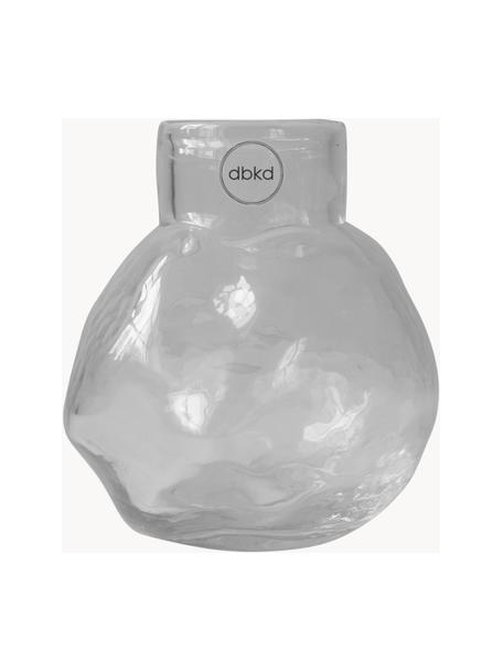 Sklenená váza Bunch, V 12 cm, Sklo, Priehľadná, Ø 12 x V 12 cm