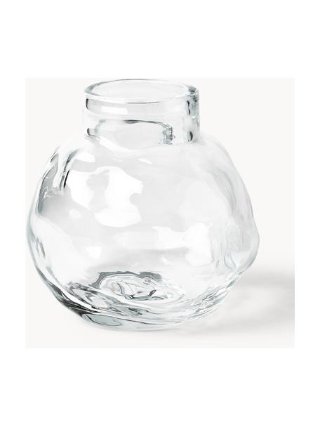 Glas-Vase Bunch, H 12 cm, Glas, Transparent, Ø 12 x H 12 cm