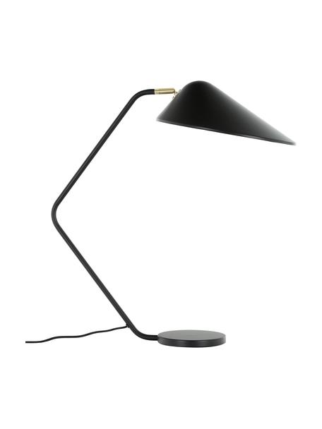 Grande lampe à poser noire Neron, Noir, prof. 57 x haut. 56 cm
