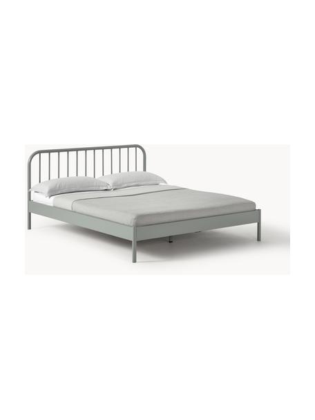 Metallbett Sanna, Metall, pulverbeschichtet, Salbeigrün, B 140 x L 200 cm