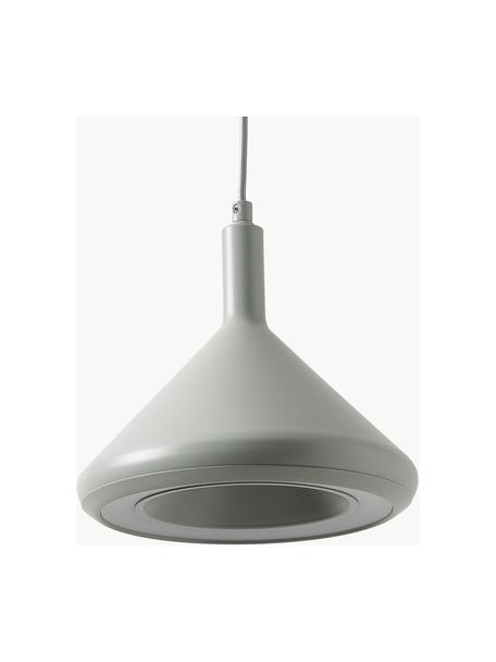 Závesná LED lampa Alva, Svetlosivá, Ø 24 x V 21 cm