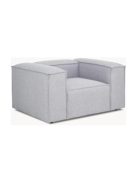 Sessel Lennon, Bezug: 100 % Polyester Der strap, Gestell: Massives Kiefernholz FSC-, Beine: Kunststoff, Webstoff Hellgrau, B 130 x T 101 cm