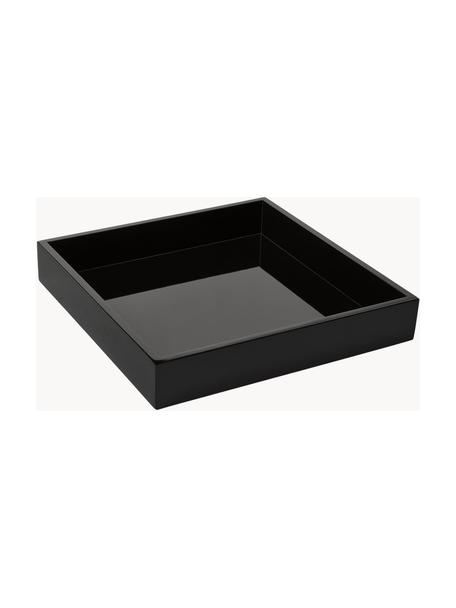 Vysoce lesklý tác Hayley, Černá, Š 30 cm, H 30 cm