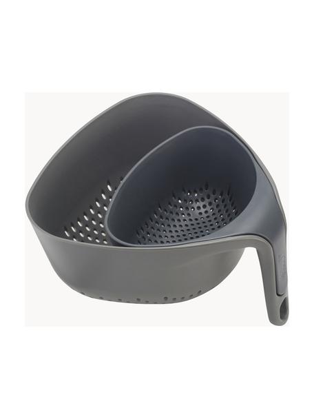 Zeefset Nest, set van 2, Polypropyleen (PP), Grijs, B 22 x H 13 cm