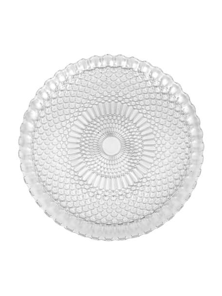 Podstawka pod talerz ze szkła Milesia, 2 szt., Szkło, Transparentny, Ø 32 cm
