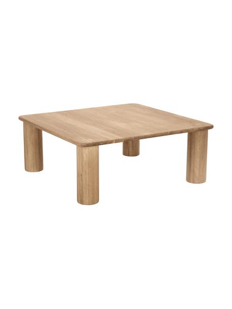 Couchtisch Didi aus Eichenholz, Massives Eichenholz, geölt, Eichenholz, B 90 x T 90 cm