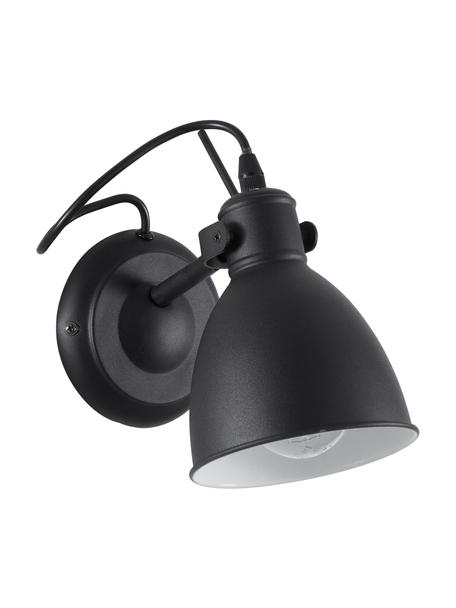 Applique murale orientable Ethan, Noir, prof. 20 x haut. 22 cm